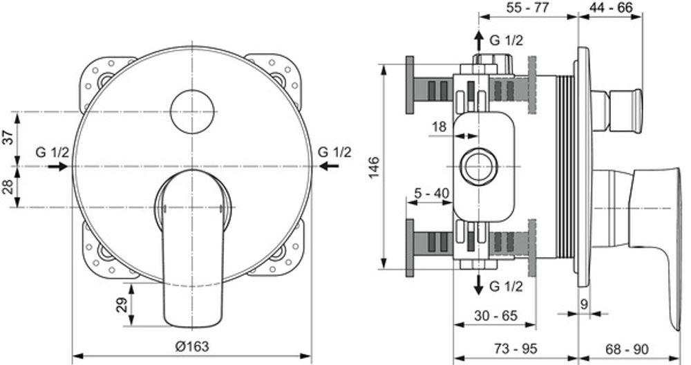 https://raleo.de:443/files/img/11ef179c4f99c7f09eb18ddf7199d3ba/size_l/IS-Badearmatur-UP-Connect-Air-Bausatz-2-Rosette-d163mm-Chrom-A7035AA gallery number 8